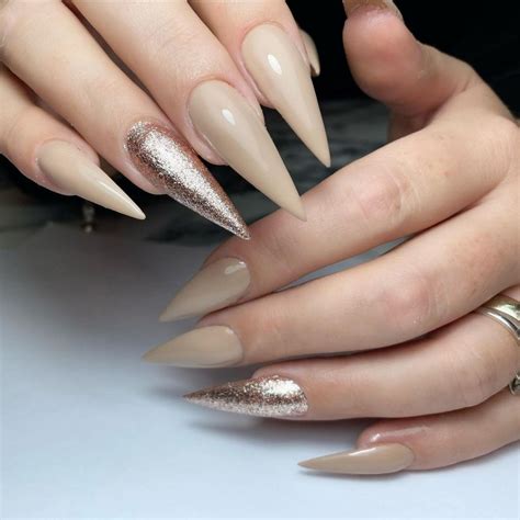 fall pointy nail designs